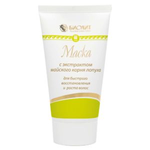 Маска с экстрактом корня лопуха