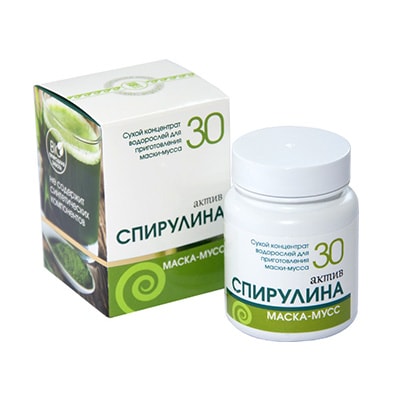 Маска Косметическая Сухая «Спирулина Актив 30» Маска Косметическая Сухая «Спирулина Актив 30»